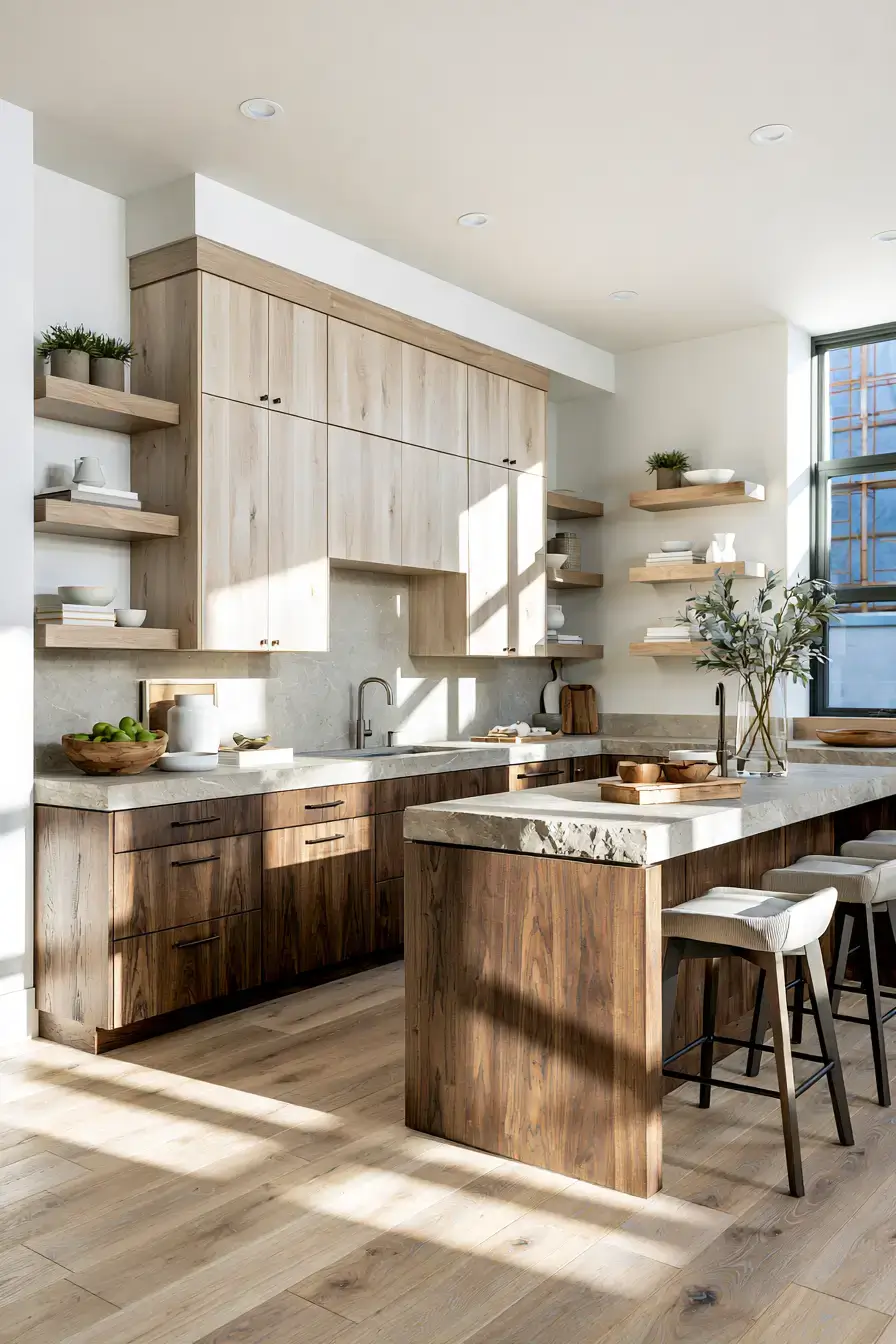 wooden kitchen