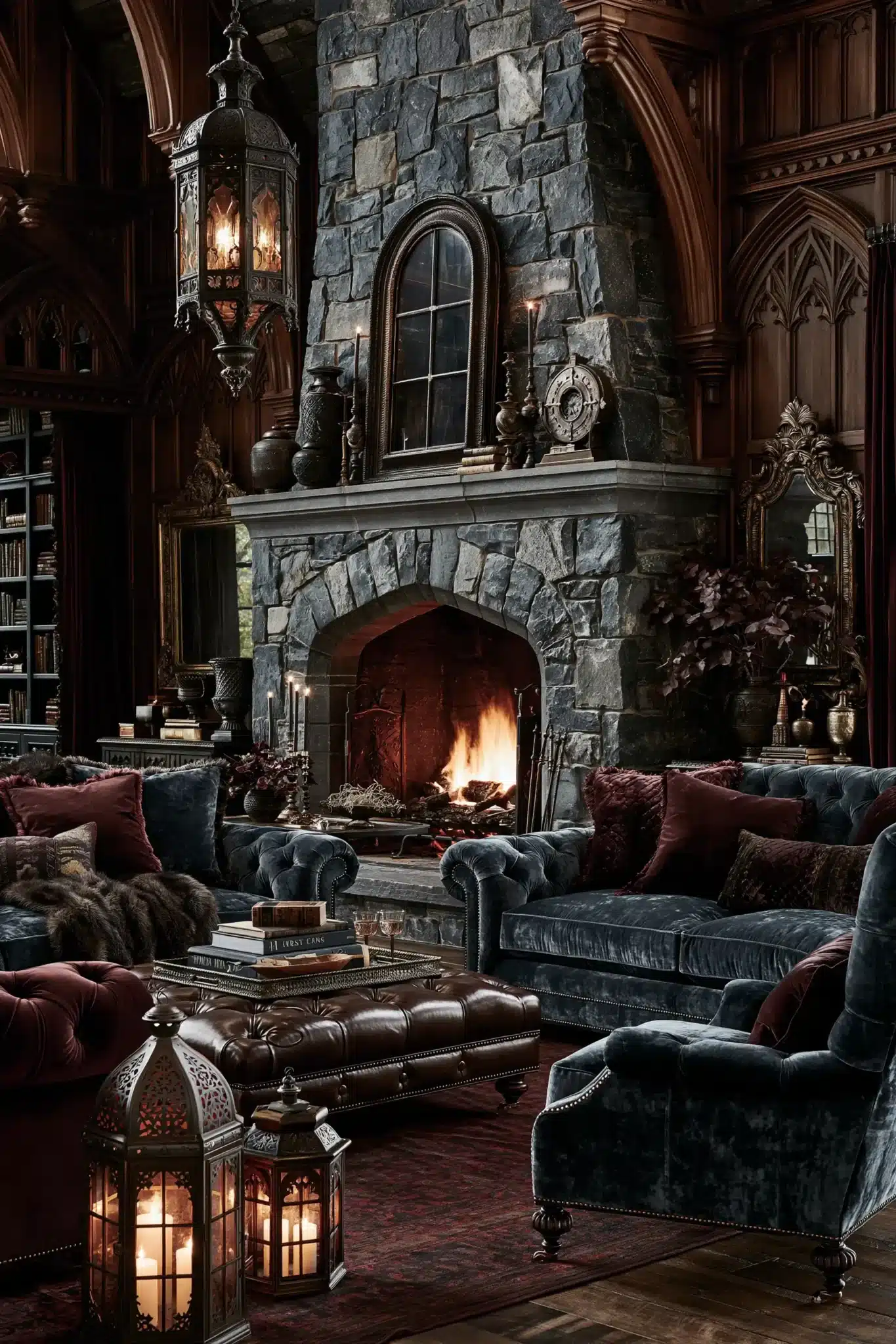 gothic living room