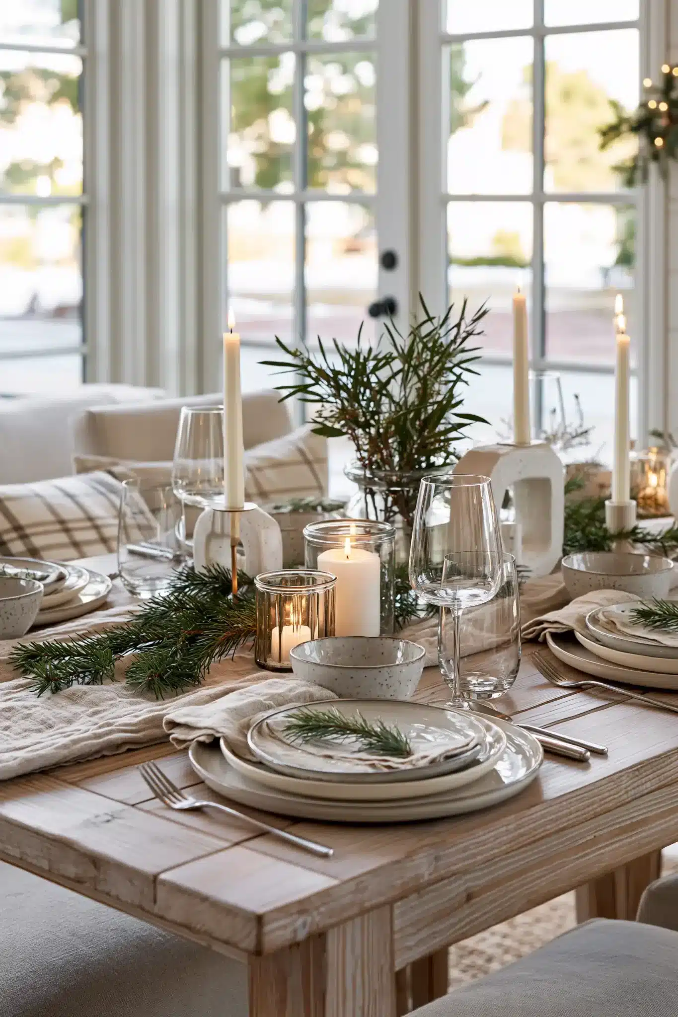 christmas table decor