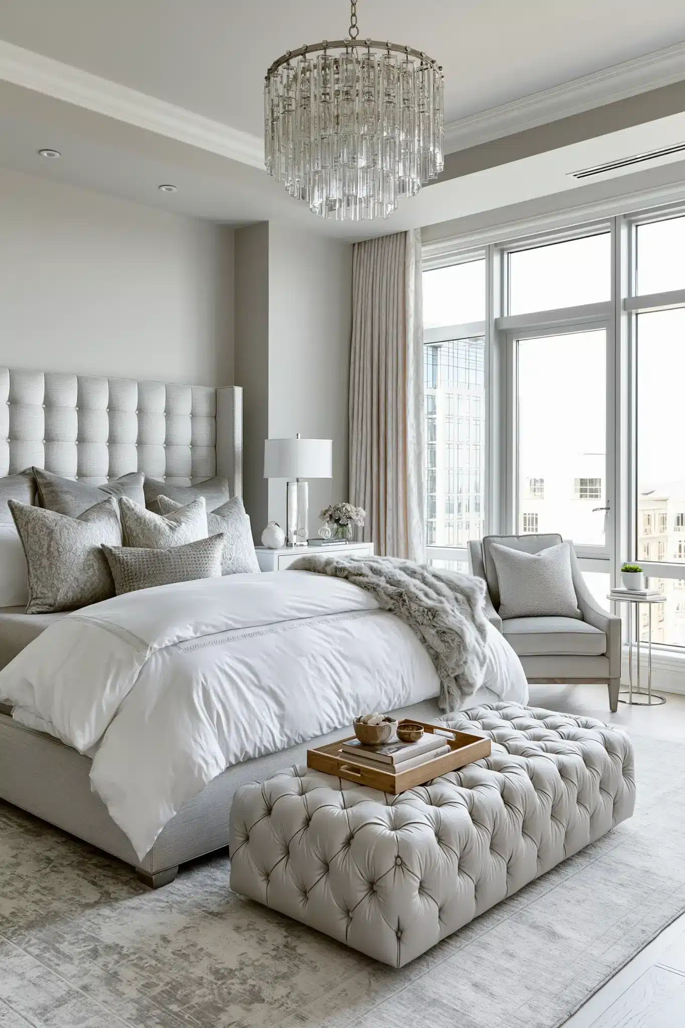 grey and white bedroom ideas