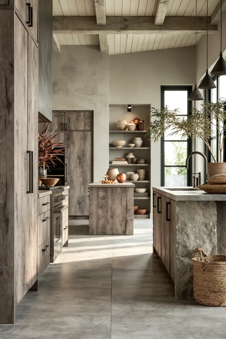 wooden kitchen