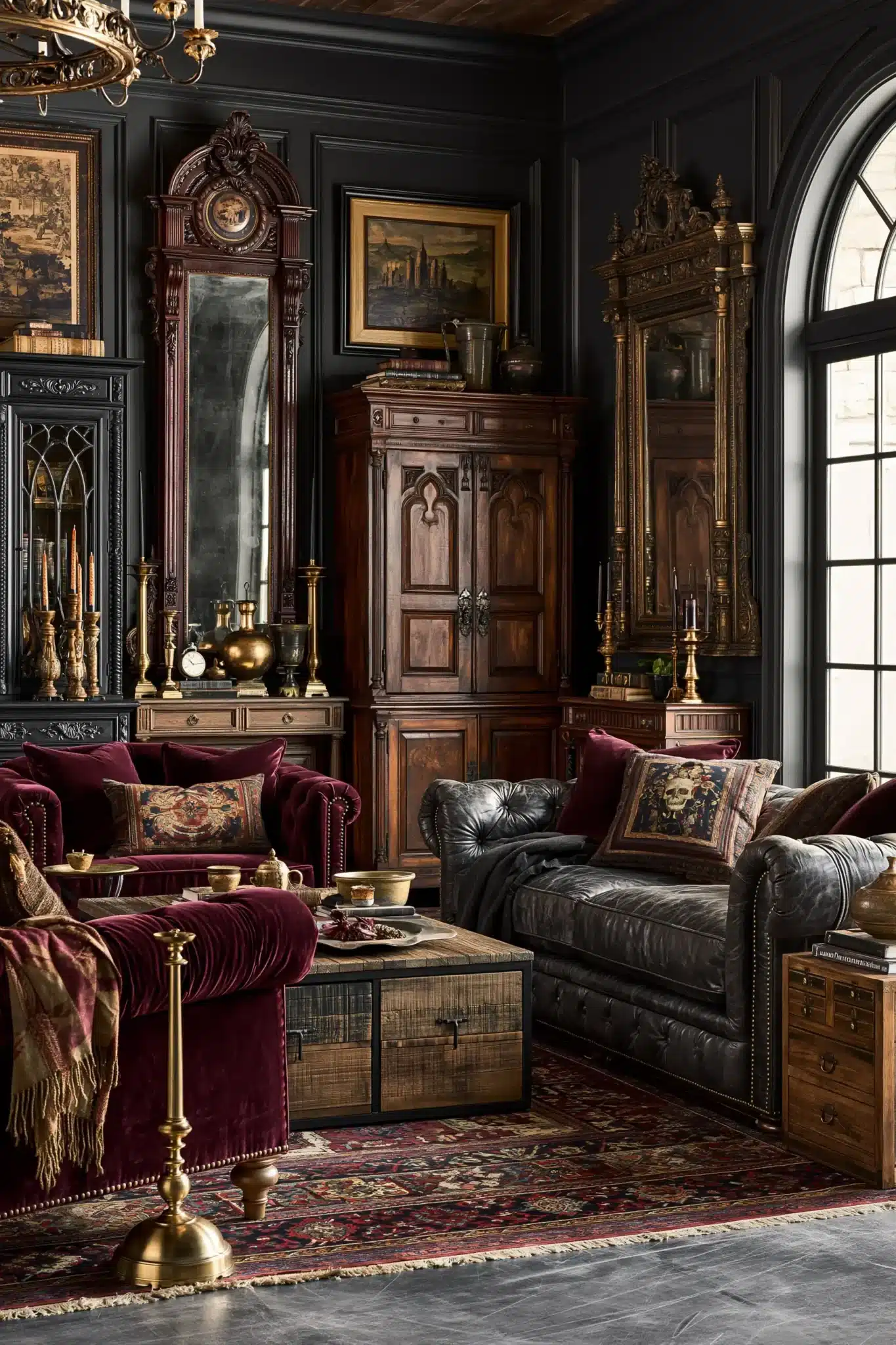 gothic living room