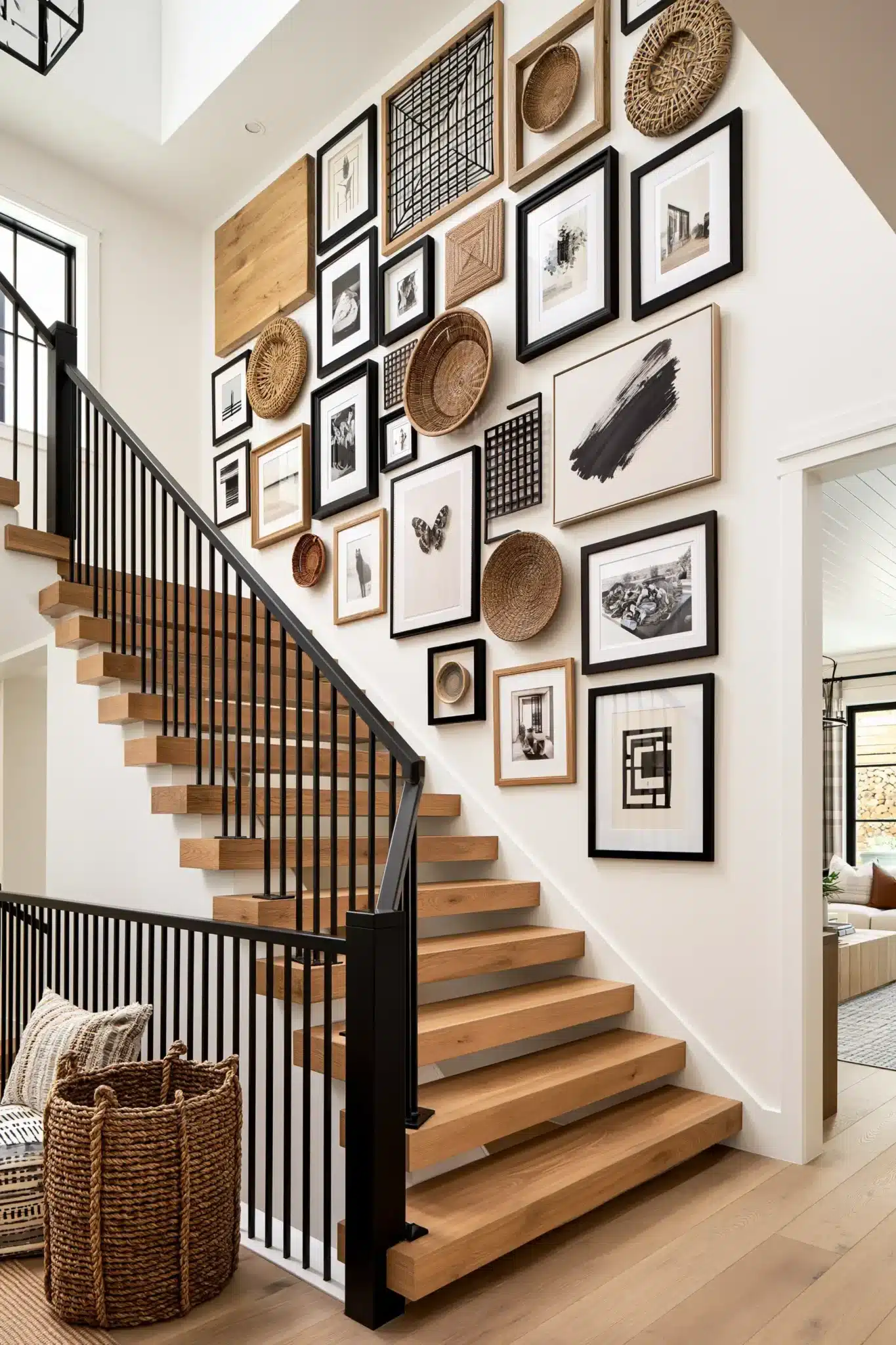 staircase wall decor