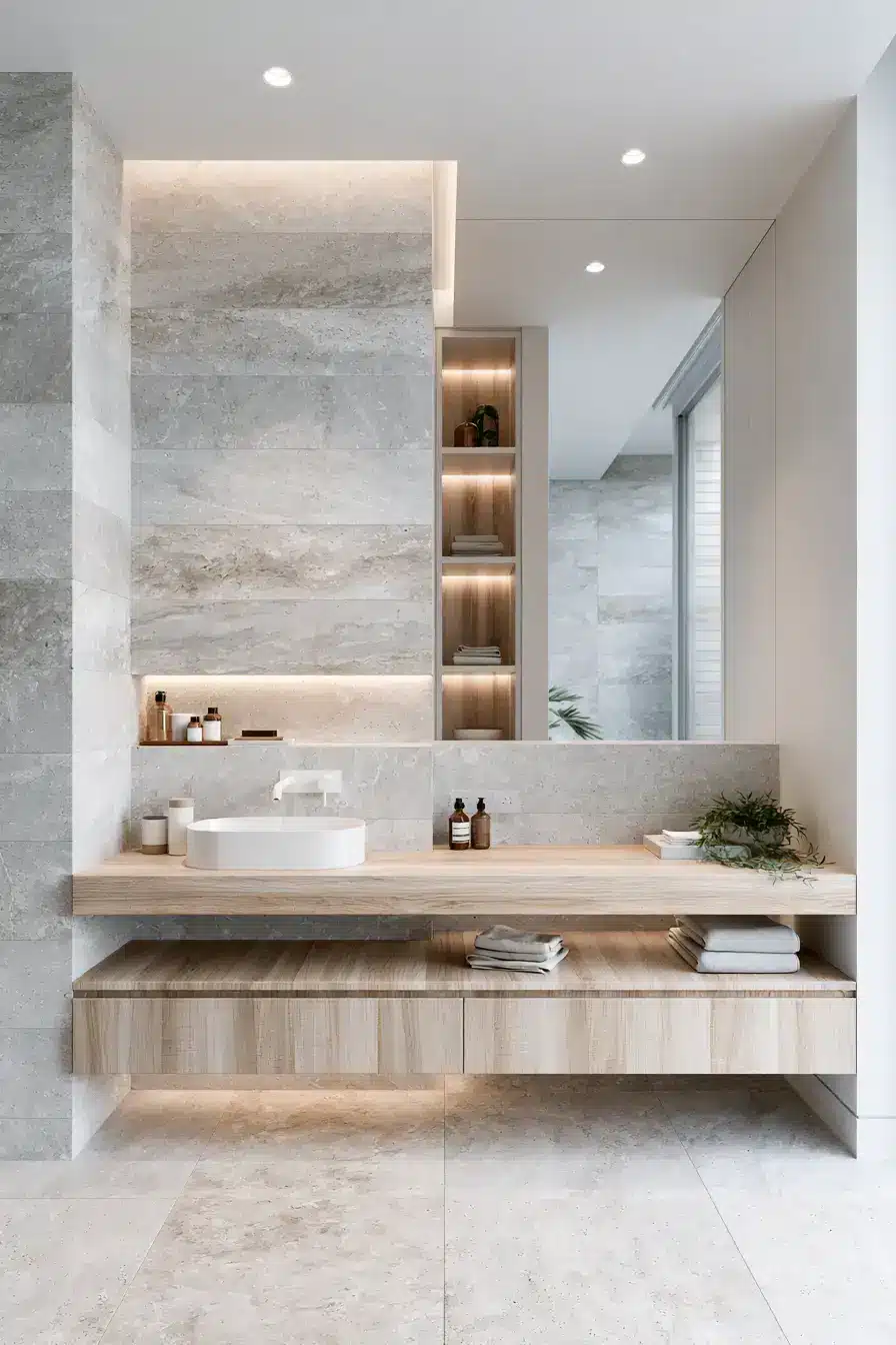 stone bathroom
