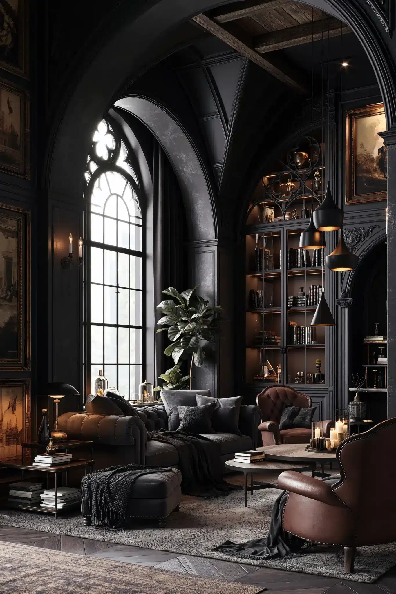 gothic living room