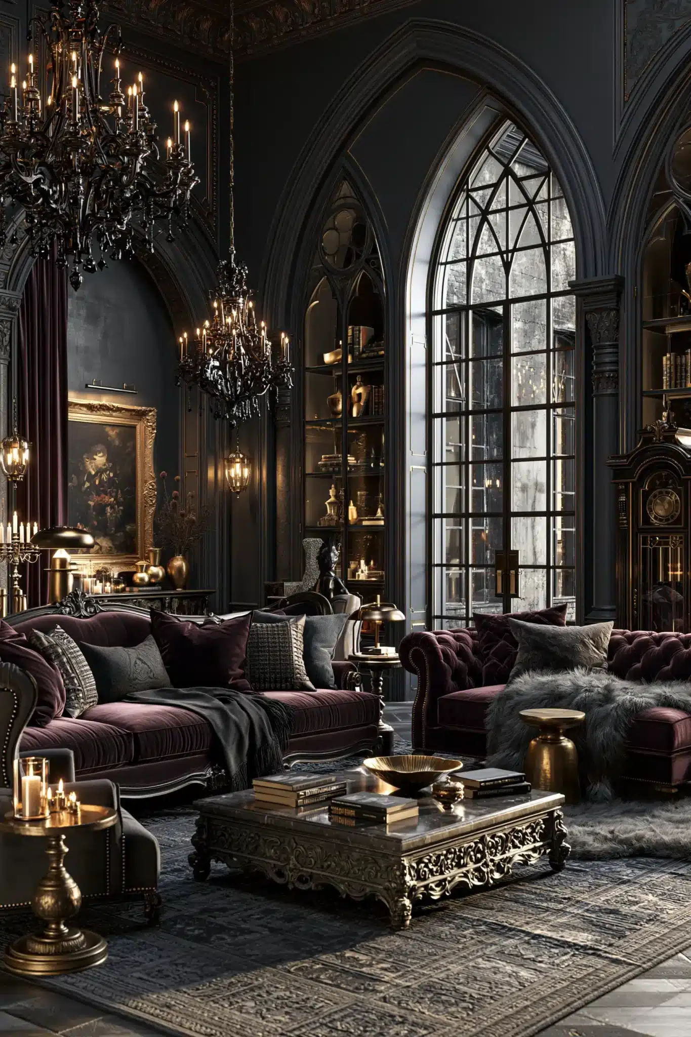 gothic living room