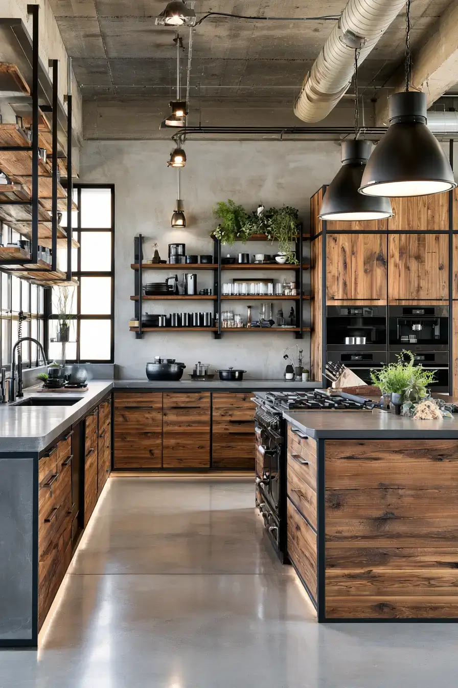 wooden kitchen