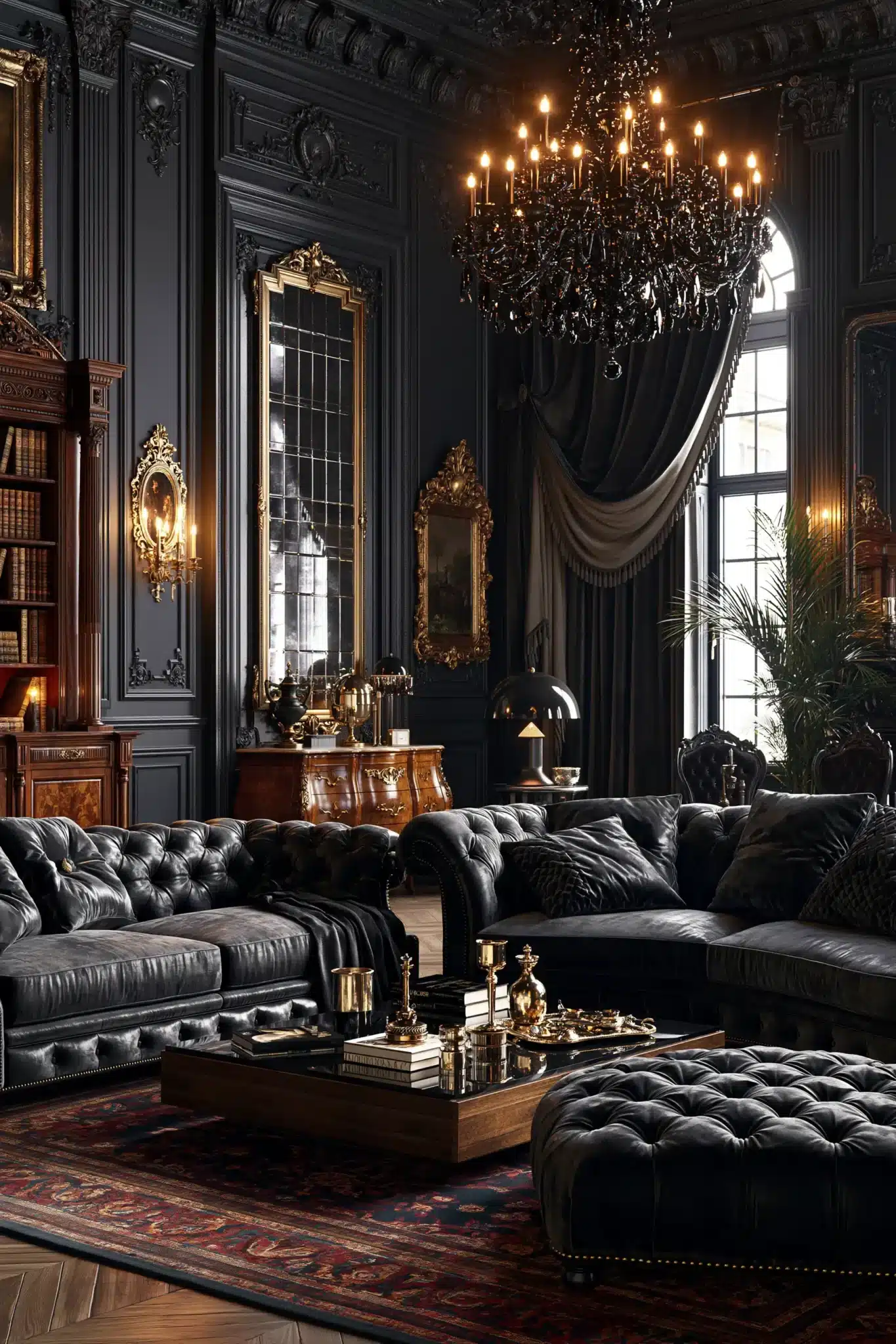 gothic living room