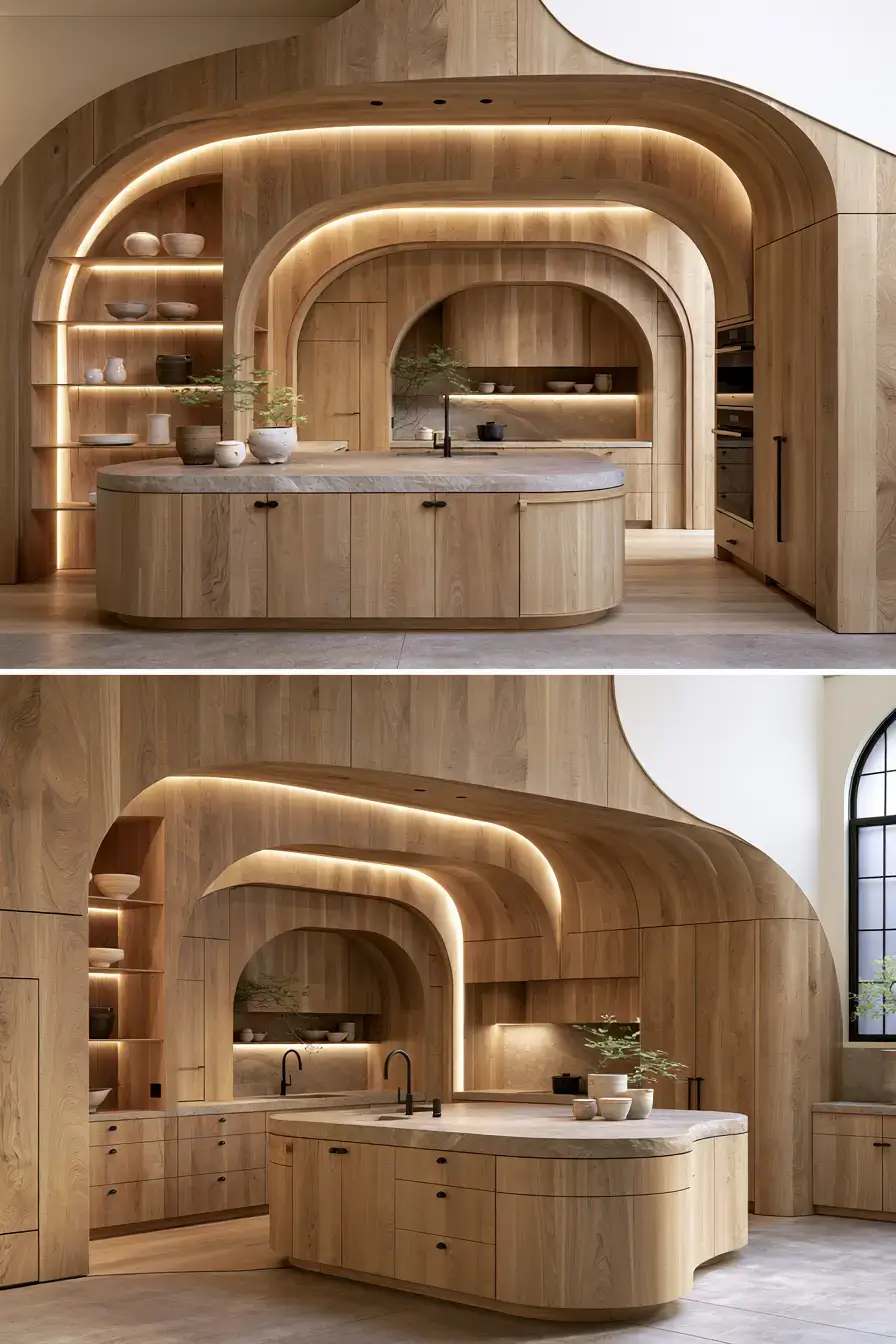 wooden kitchen