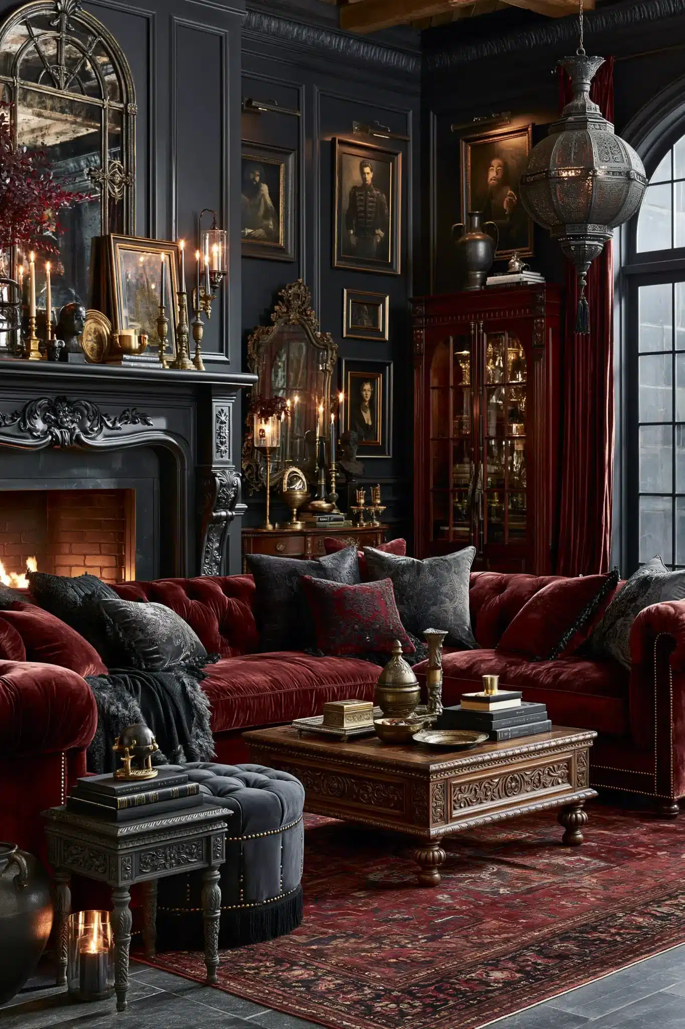 gothic living room