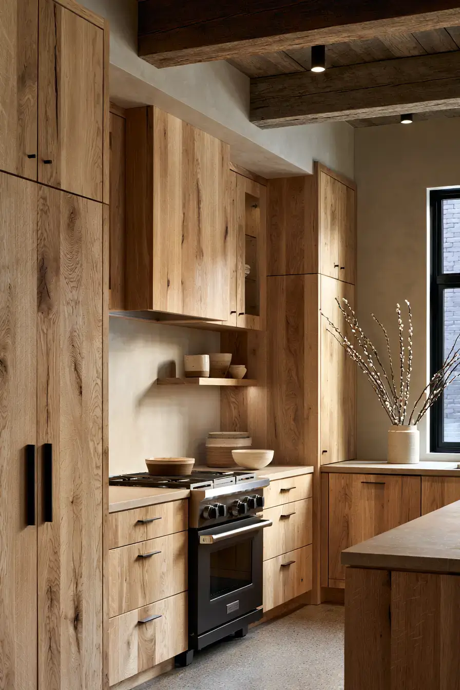 wooden kitchen