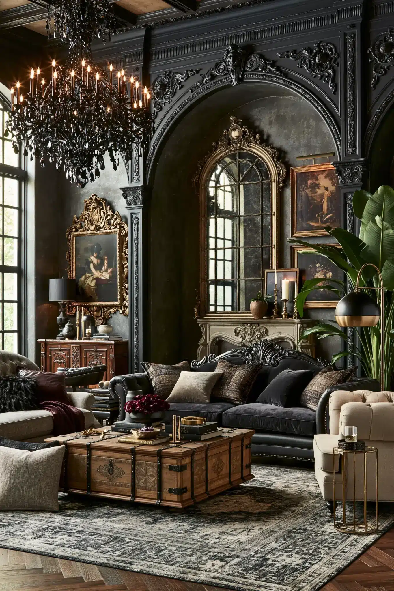 gothic living room