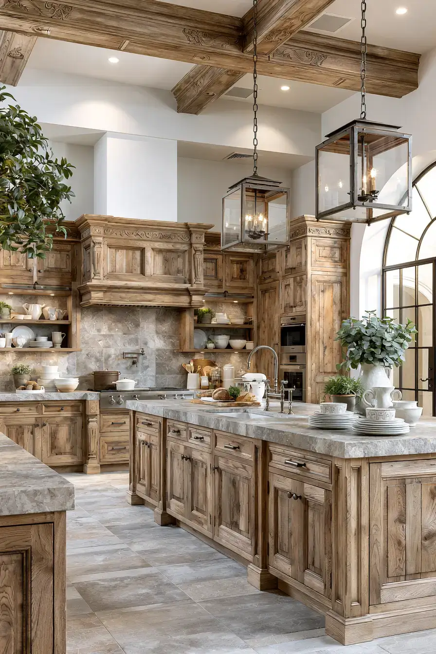 wooden kitchen