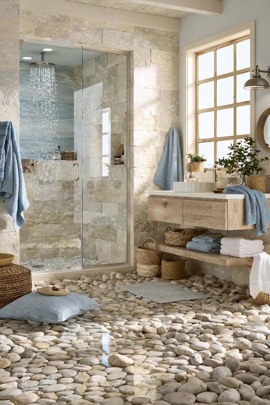 stone bathroom