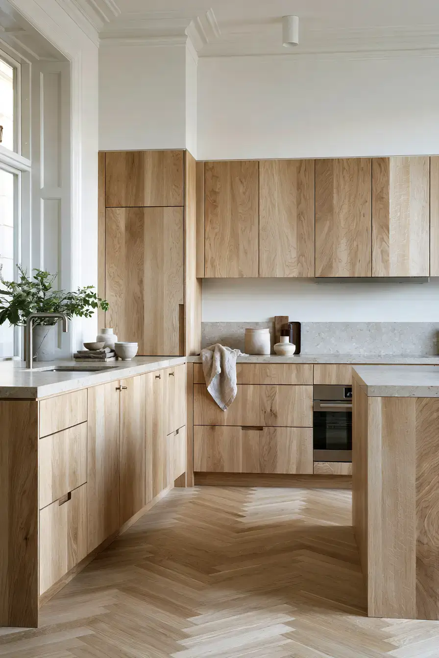 wooden kitchen