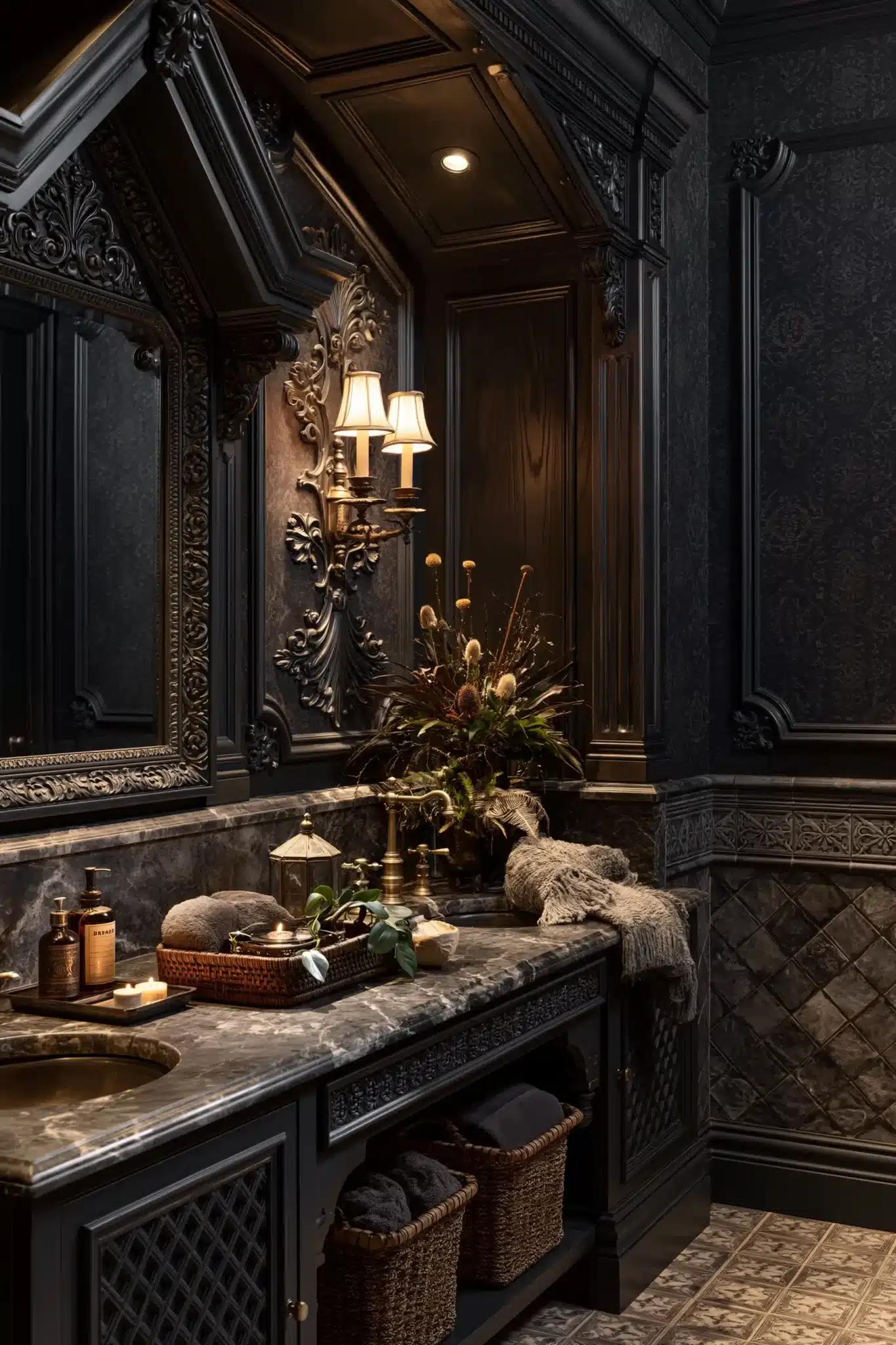 gothic bathroom