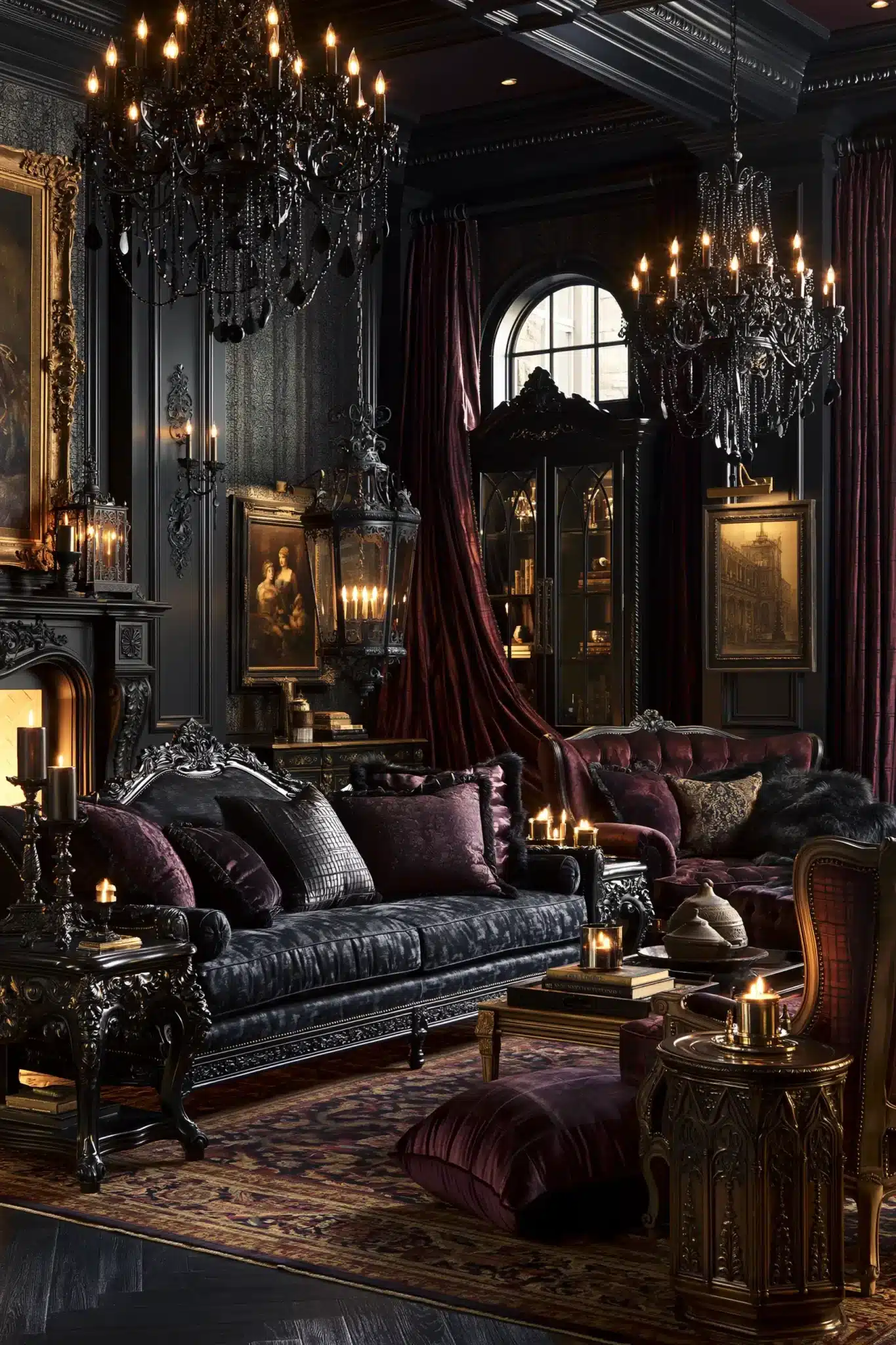 gothic living room