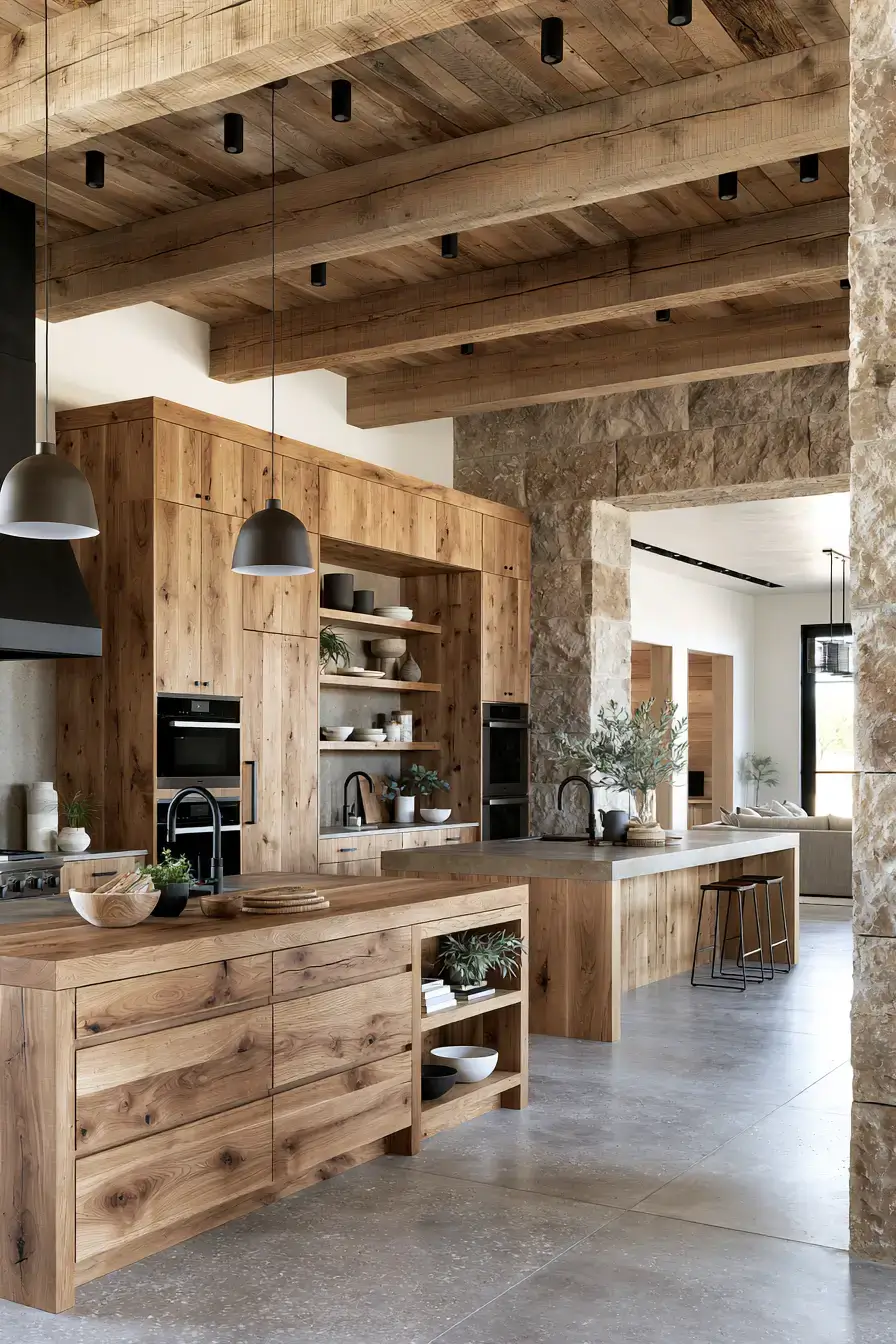 wooden kitchen