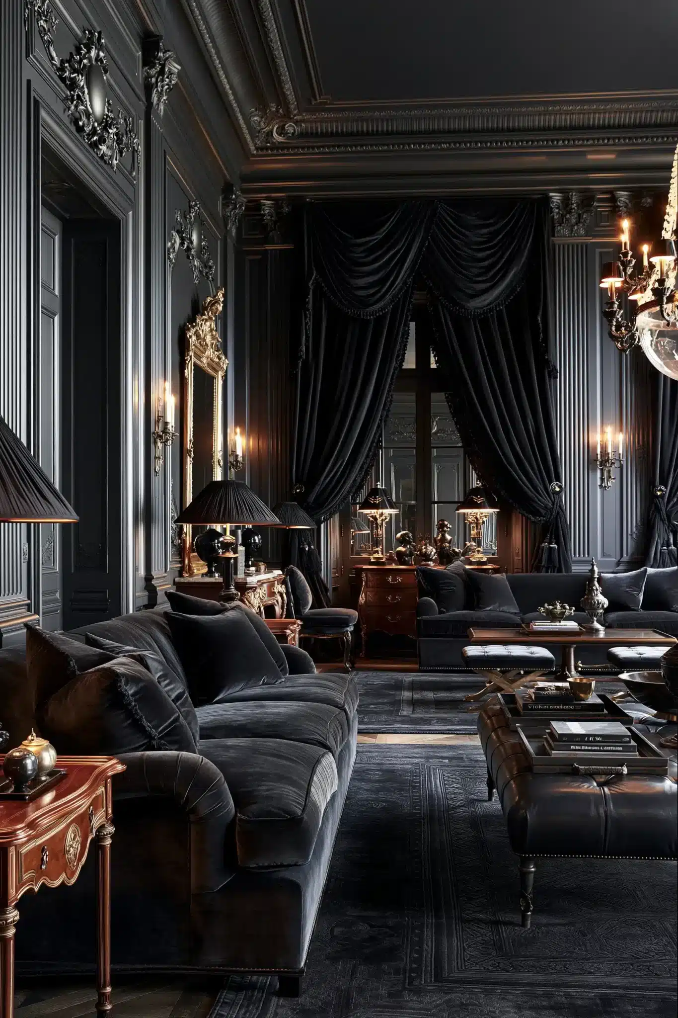gothic living room