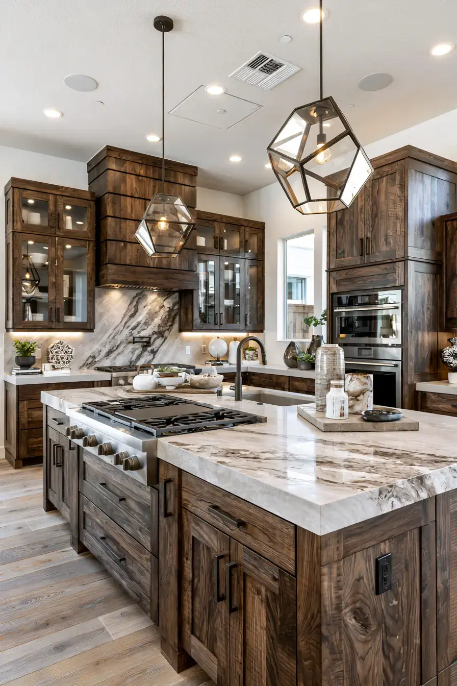 wooden kitchen