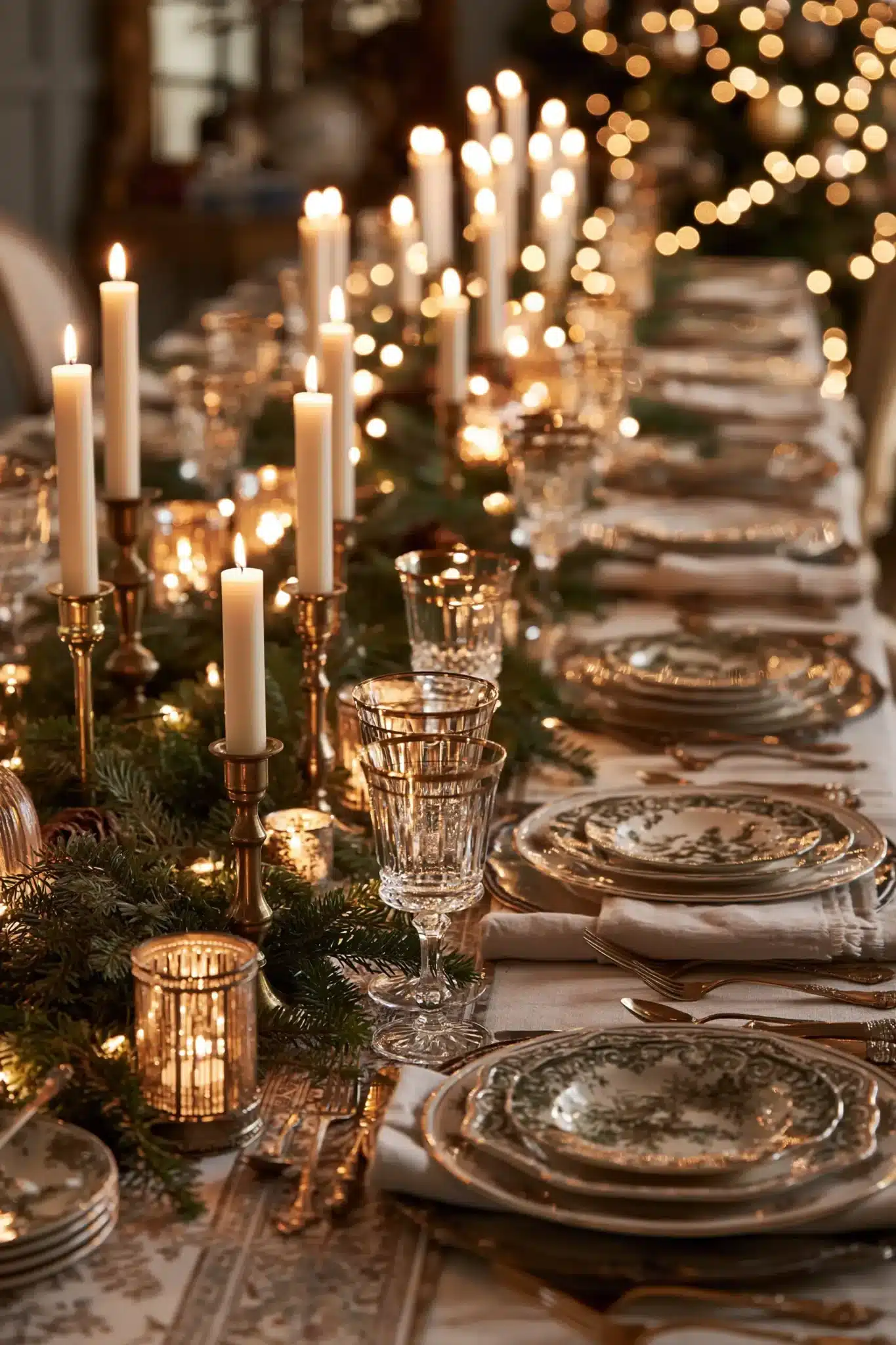 christmas table decor