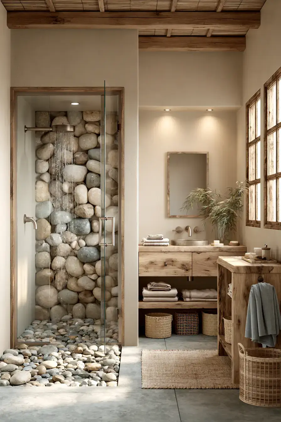 stone bathroom
