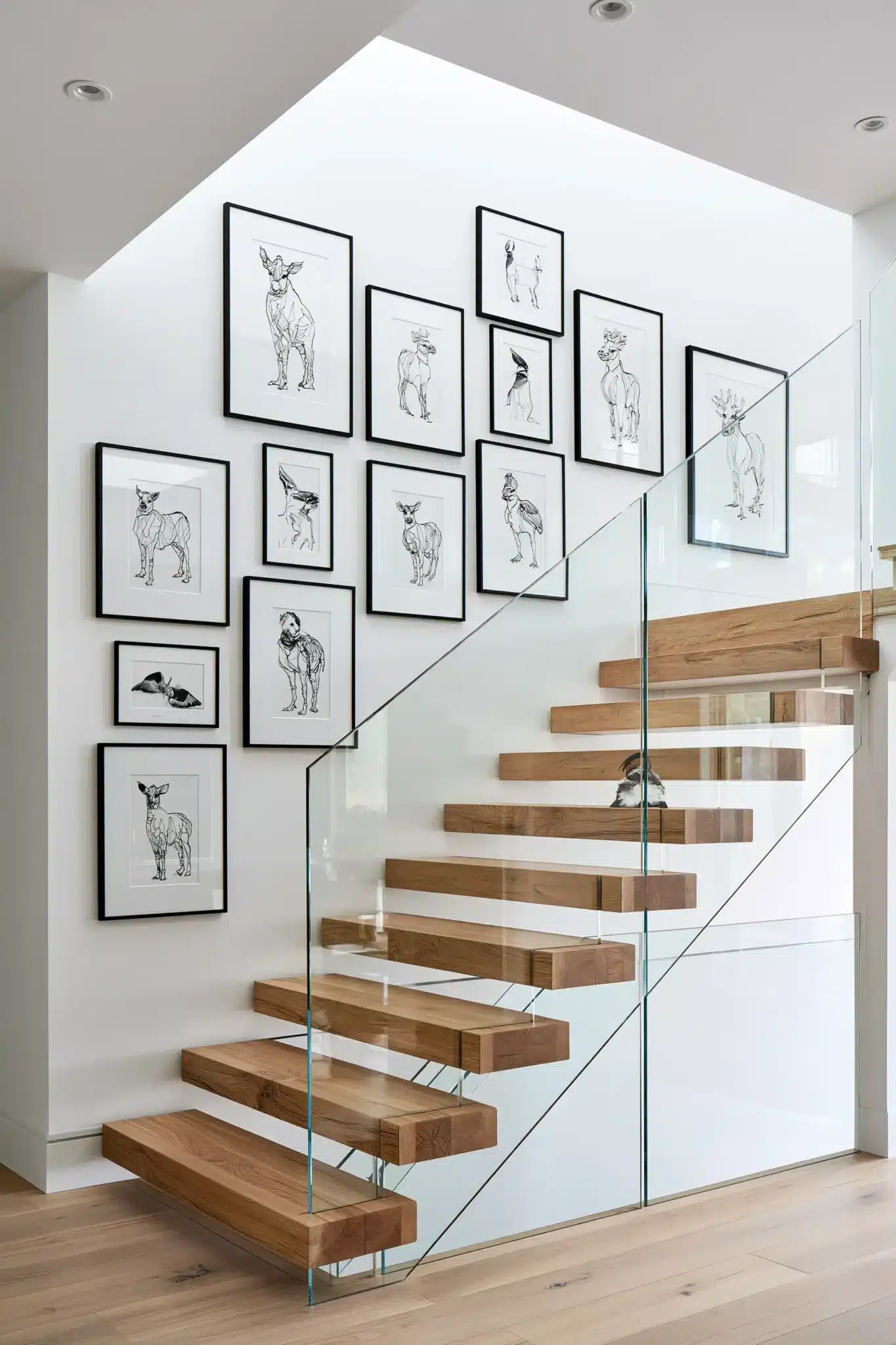 staircase wall decor