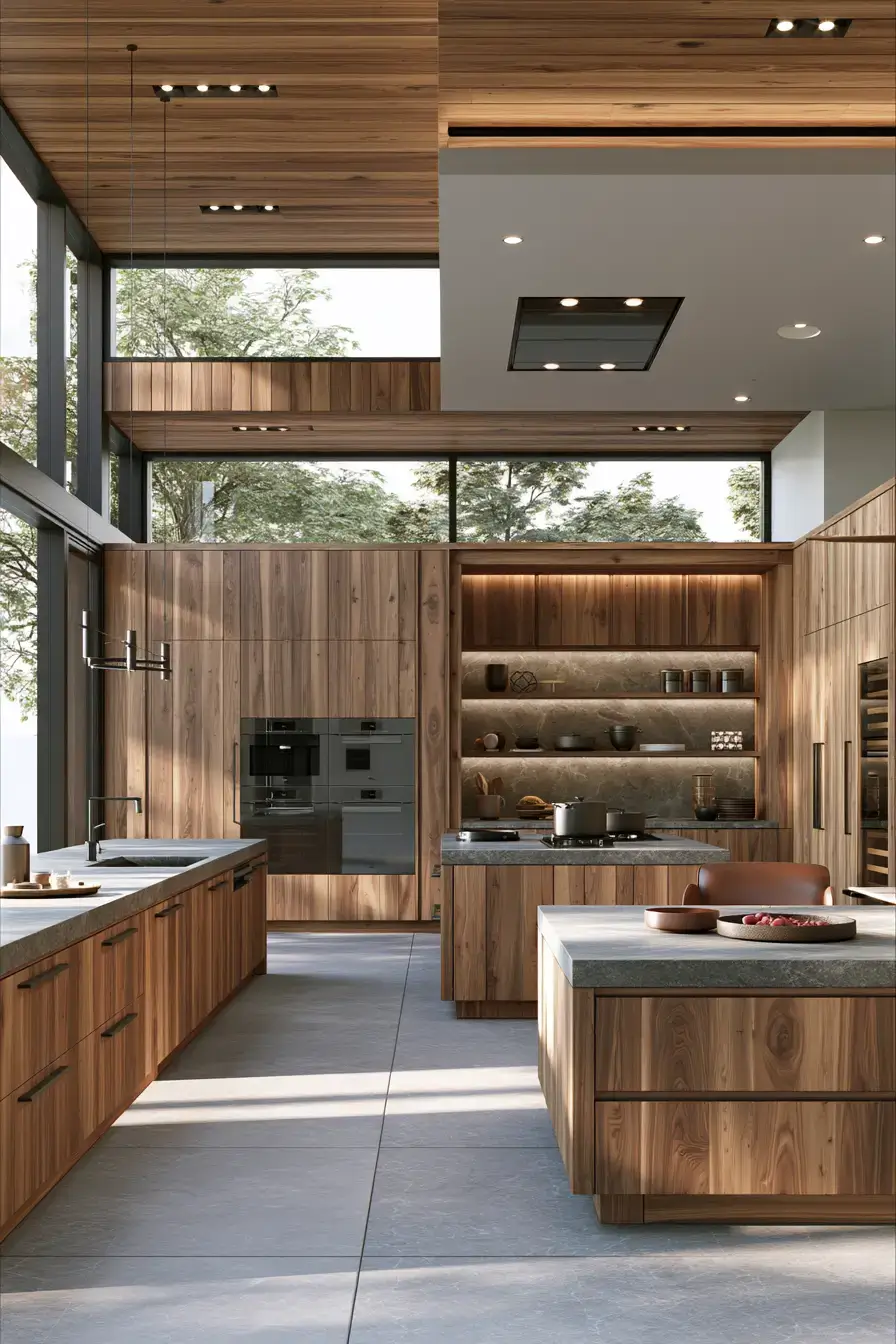 wooden kitchen